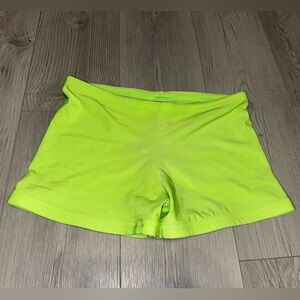 Neon Green Shorts